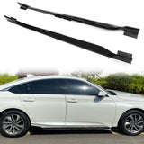 2018-2022 Honda Accord 4PC Side Skirts Extension Rocker PP