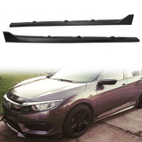 2016-2021 Honda Civic Type R Unpainted Side Skirts Step Extensions PP