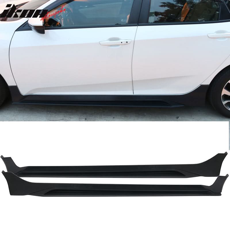 2016-2021 Honda Civic Sedan 10th Gen Mugen Mug Unpainted Side
