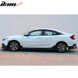 2016-2021 Honda Civic Sedan 10th Gen Mugen Mug Unpainted Side Skirt PP
