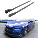 2022-2025 Honda Civic 11th Type R Side Skirts Rocker Panel Matte Black