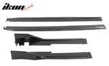 2022-2025 Honda Civic 11th Type R Side Skirts Rocker Panel Matte Black
