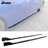 2022-2025 Honda Civic 11th Type R Side Skirts Rocker Panel Matte Black
