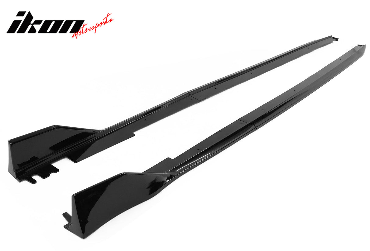 2022-2025 Honda Civic 11th Type R Side Skirts Rocker Panel Matte Black