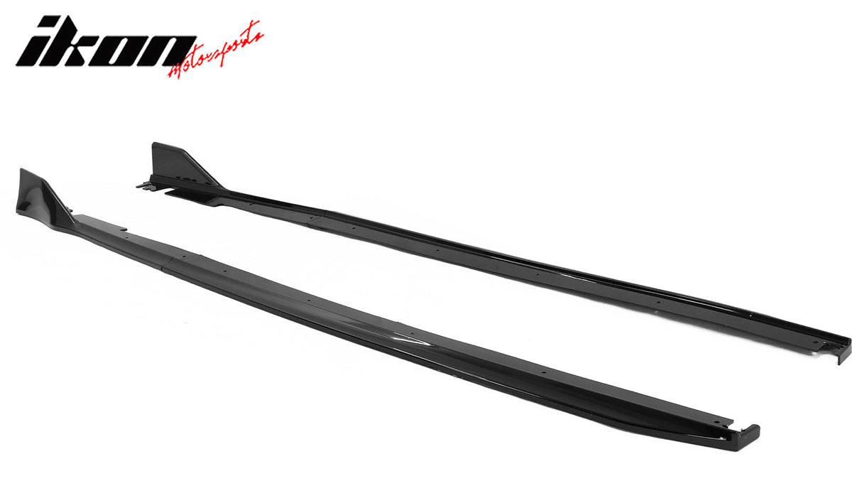 2022-2025 Honda Civic 11th Type R Side Skirts Rocker Panel Matte Black