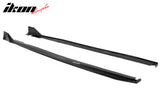 2022-2025 Honda Civic 11th Type R Side Skirts Rocker Panel Matte Black