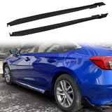 2022-2025 Honda Civic 11th Type R Side Skirts Rocker Panel Matte Black