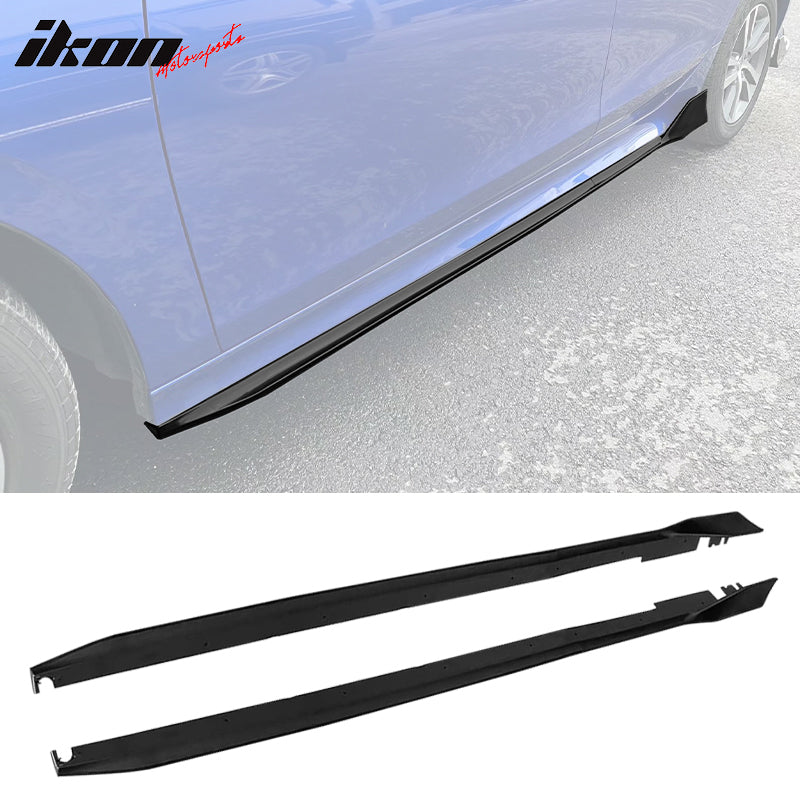2022-2025 Honda Civic 11th Type R Side Skirts Rocker Panel Matte Black