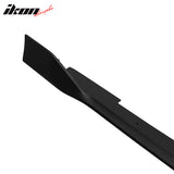 2022-2025 Honda Civic 11th Type R Side Skirts Rocker Panel Matte Black