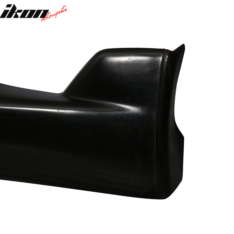 1996-2000 Honda Civic Coupe CS Style Unpainted Black Side Skirts PU