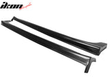 2012-2015 Honda Civic Sedan Side Skirts Extention JDM Mug Style Black