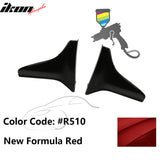 Fits 00-09 Honda S2000 OE Style PU Side Skirt Guard Strakes Cap 4pc