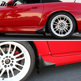 Fits 00-09 Honda S2000 OE Style PU Side Skirt Guard Strakes Cap 4pc