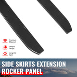 2021-2026 Hyundai Elantra N Line IKON Style Gloss Black Side Skirts Extension ABS