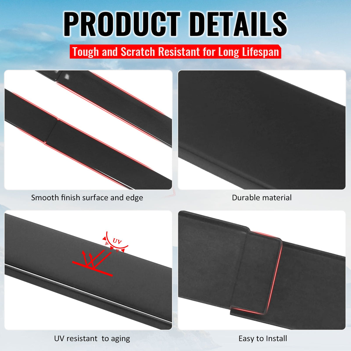 2021-2026 Hyundai Elantra N Line IKON Style Gloss Black Side Skirts Extension ABS