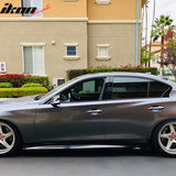 2014-2023 Infiniti Q50 Unpainted Side Skirts Rocker Panel ABS