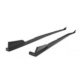 2014-2023 Infiniti Q50 ST Style Black Side Skirts Rocker Pannel PU