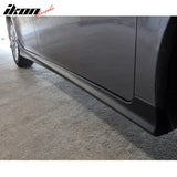 2013-2018 Lexus ES350 ES300 Unpainted Black Side Skirts Extensions PP