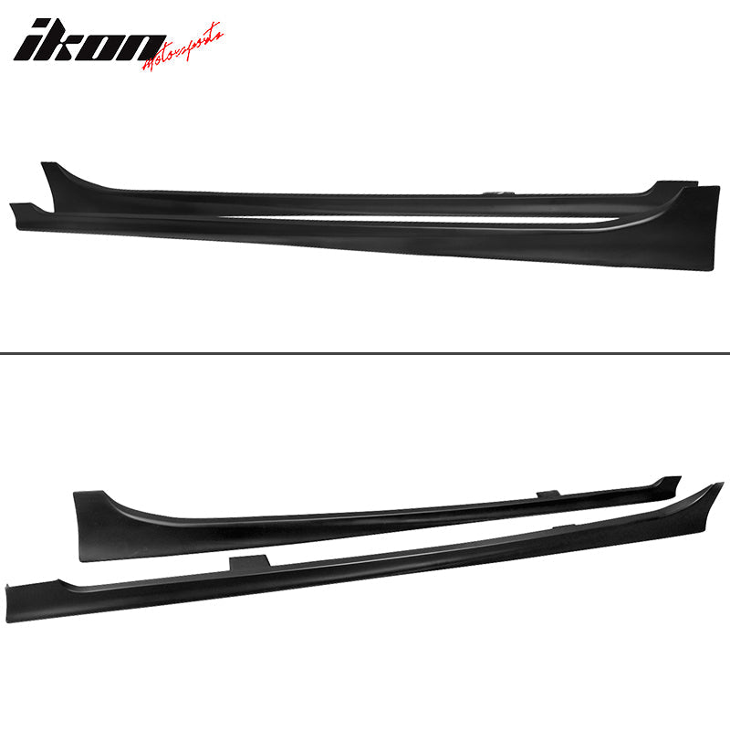 2013-2018 Lexus ES350 ES300 Unpainted Black Side Skirts Extensions PP