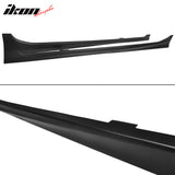 2013-2018 Lexus ES350 ES300 Unpainted Black Side Skirts Extensions PP