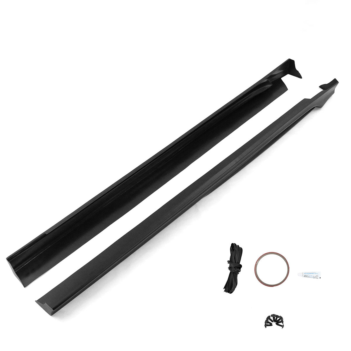 2019-2026 Mazda 3 Sedan Matte Black Side Skirts Rocker Panel PP