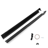 2019-2026 Mazda 3 Sedan Matte Black Side Skirts Rocker Panel PP