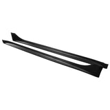 2008-2017 Mitsubishi Lancer OEM Style Unpainted Black Side Skirts PP