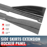 2009-2015 Mazda MX-5 Miata IKON Style Side Skirts Panels Carbon Fiber Print ABS