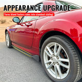 2009-2015 Mazda MX-5 Miata IKON Style Side Skirts Panels Carbon Fiber Print ABS