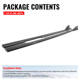 2009-2015 Mazda MX-5 Miata IKON Style Side Skirts Panels Carbon Fiber Print ABS