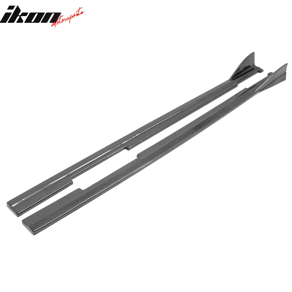 2009-2015 Mazda MX-5 Miata IKON Style Side Skirts Panels Carbon Fiber Print ABS