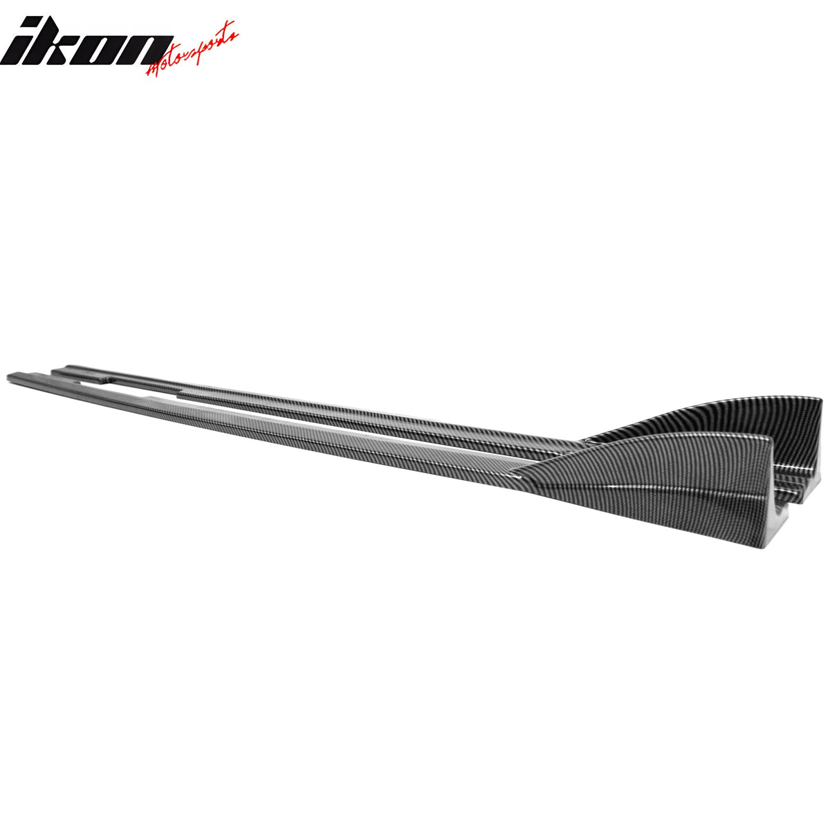 2009-2015 Mazda MX-5 Miata IKON Style Side Skirts Panels Carbon Fiber Print ABS