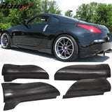 2003-2008 Nissan 350Z Z33 2 Door JDM Style PU Side Skirts 4PC