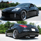 2003-2008 Nissan 350Z Z33 2 Door JDM Style PU Side Skirts 4PC