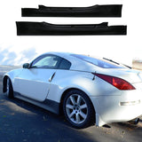 2003-2009 Nissan 350Z Z33 V Style Side Skirts Rocker Panel PU