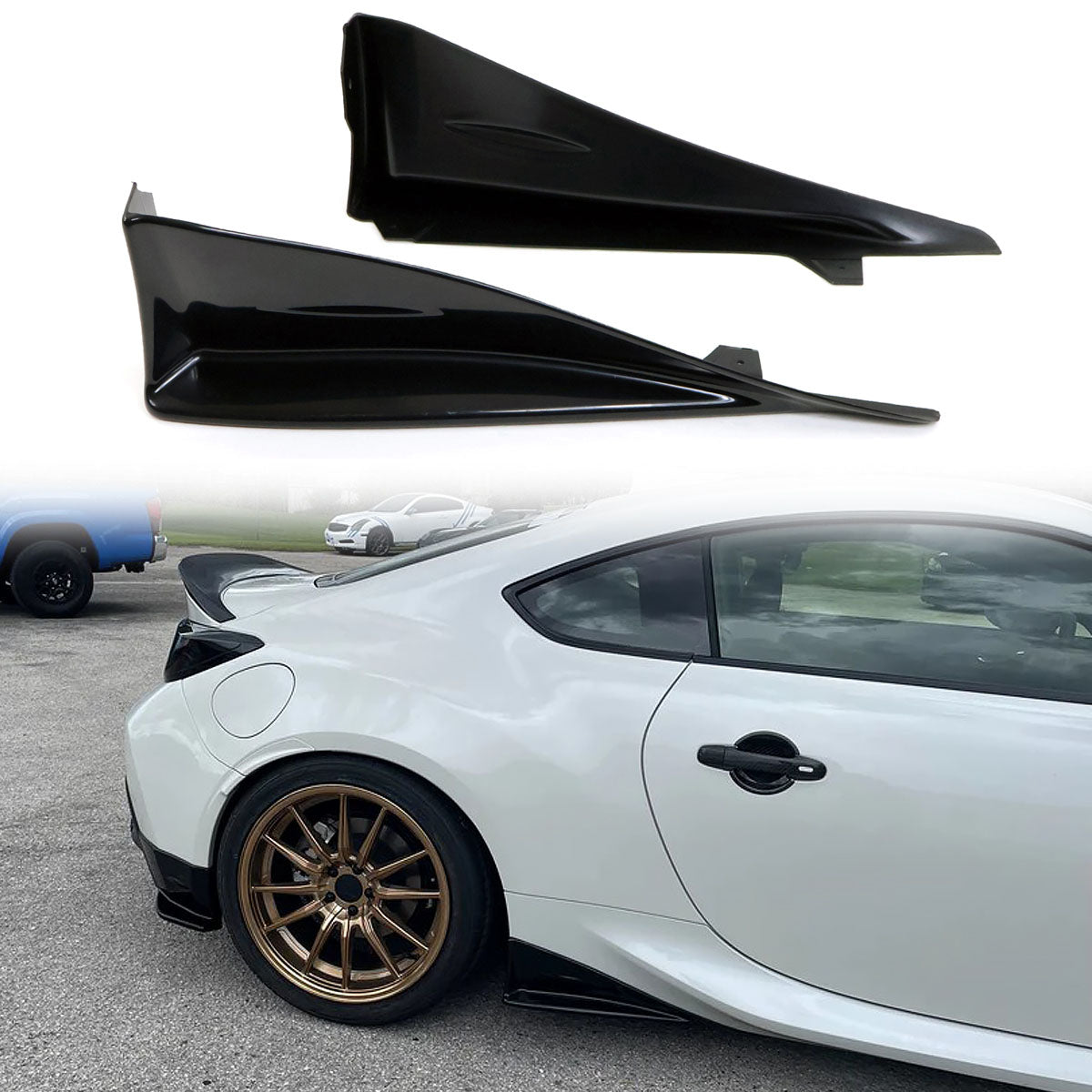 2022-2026 Subaru BRZ Toyota GR86 STI Side Skirt Strake Splash ABS