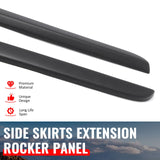 2023-2026 Subaru Solterra ST Style Matte Black Side Skirts Extension ABS