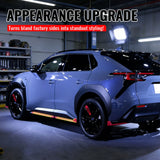 2023-2026 Subaru Solterra ST Style Matte Black Side Skirts Extension ABS