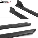 2023-2026 Subaru Solterra ST Style Matte Black Side Skirts Extension ABS