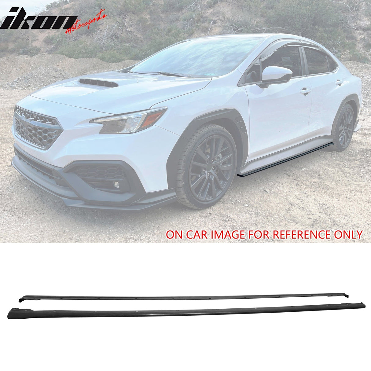 2022-2025 Subaru WRX 5th VB STI Style Side Skirts Extension Panel PP