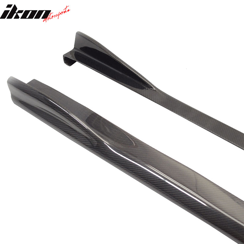 2008-2014 Subaru Impreza WRX CS Side Skirts Rocker Panel Carbon Fiber