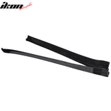 2002-2003 Toyota Camry VIP Style Unpainted Black Side Skirts PU Sedan