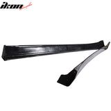 2002-2003 Toyota Camry VIP Style Unpainted Black Side Skirts PU Sedan