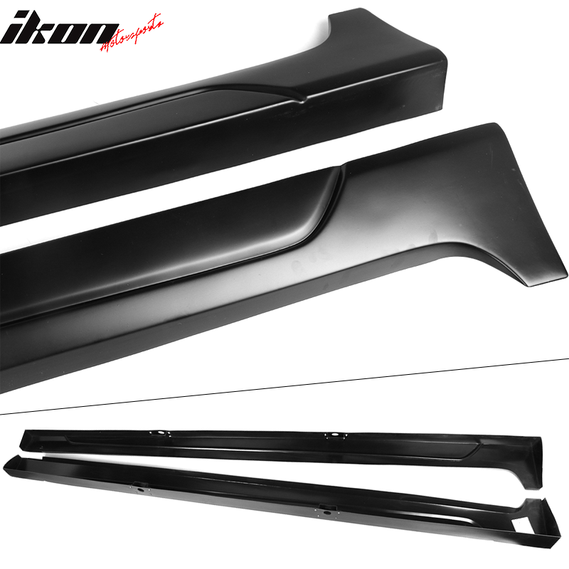 2018-2024 Toyota Camry IKON Style Matte Black PP Side Skirts Extension