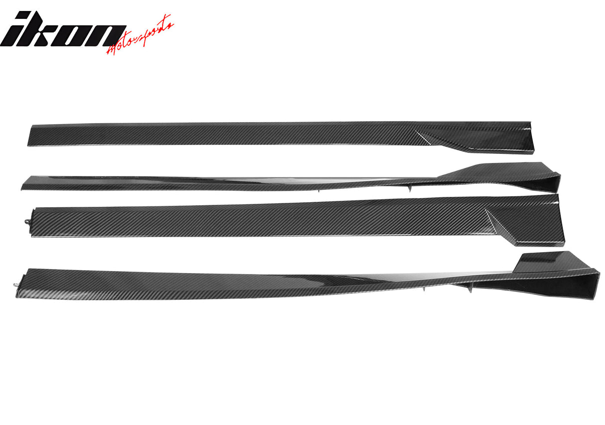 2025-Up Toyota Camry SE XSE TRD Style Side Skirts Carbon Fiber Print