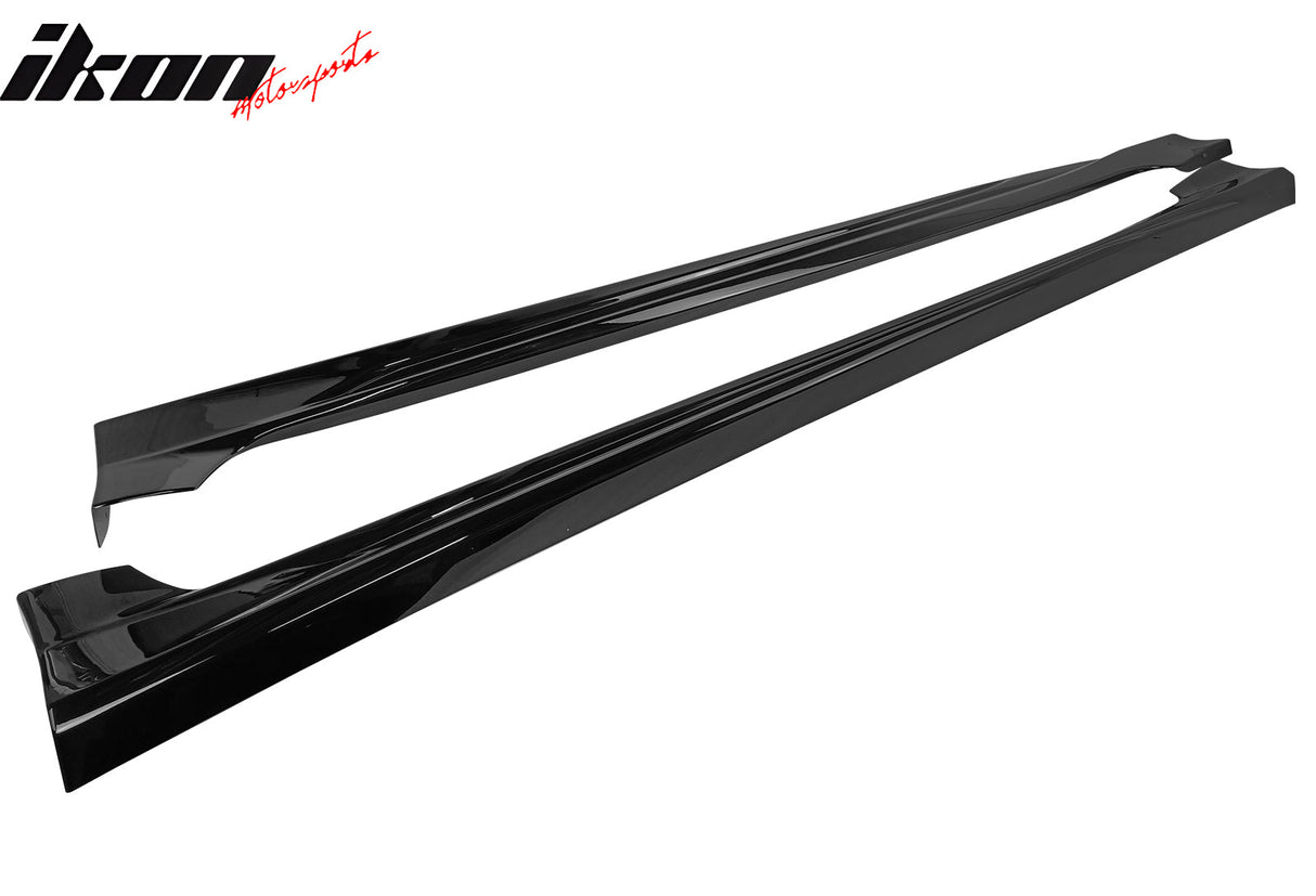 2019-2025 Toyota Corolla M Style Gloss Black Side Skirts Rocker Pannel