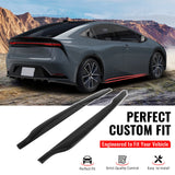 2023-2026 Toyota Prius & Prius Prime AR Style Gloss Black Side Skirts Extension ABS