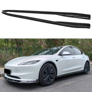 2017-2024 Tesla 3 IKON Style Side Skirts Extension PP