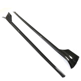 2021-2025 Tesla Model S Gloss Black Revozport Side Skirts Carbon Fiber