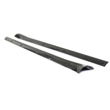 2021-2025 Tesla Model S Gloss Black Revozport Side Skirts Carbon Fiber